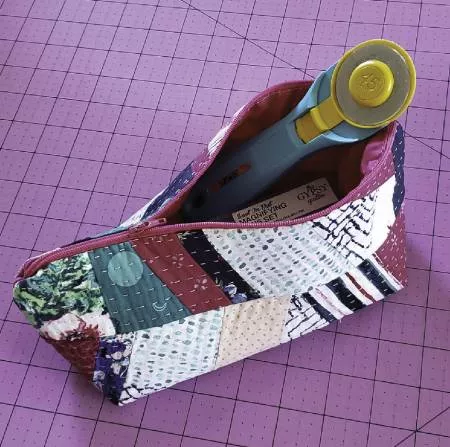 Scrap Tape Zip Pouch (Carolina Moore)