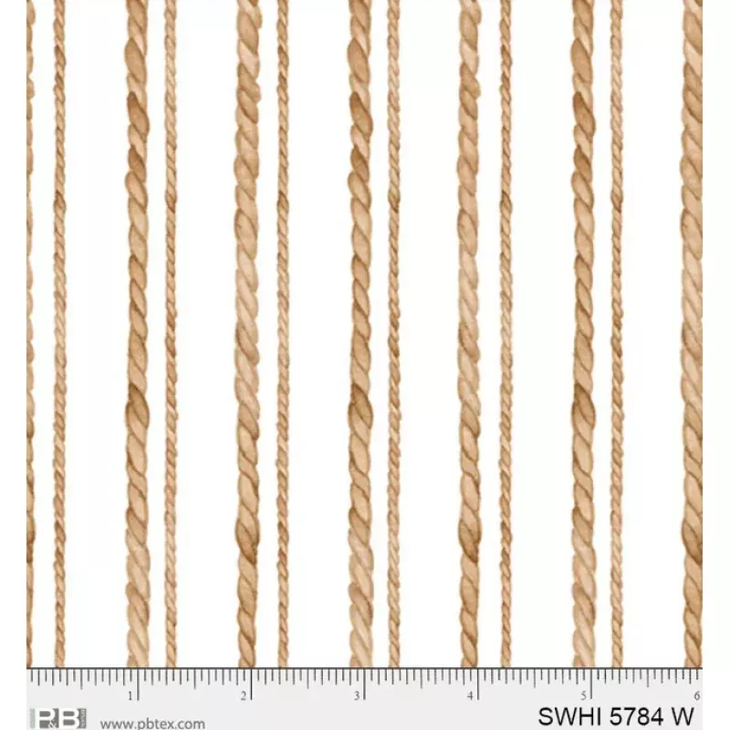 Sea Whispers – Nautical Rope White