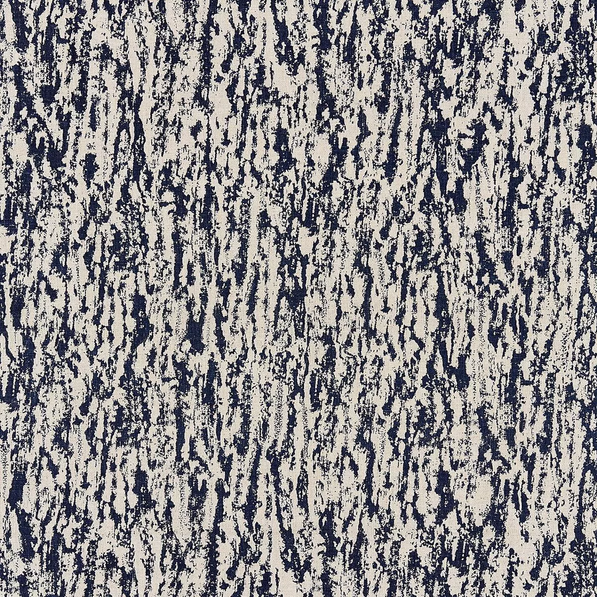 Sequoia Linen Print – Indigo by Scalamandre Fabric