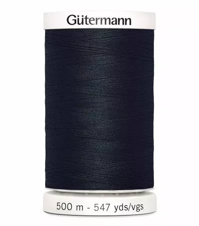 Sew-all Polyester All Purpose Thread - 547yds - Black- Gutermann