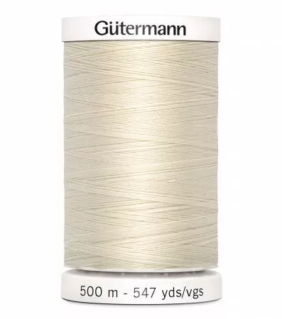 Sew-all Polyester All Purpose Thread - Eggshell - 547 yds - Gutermann