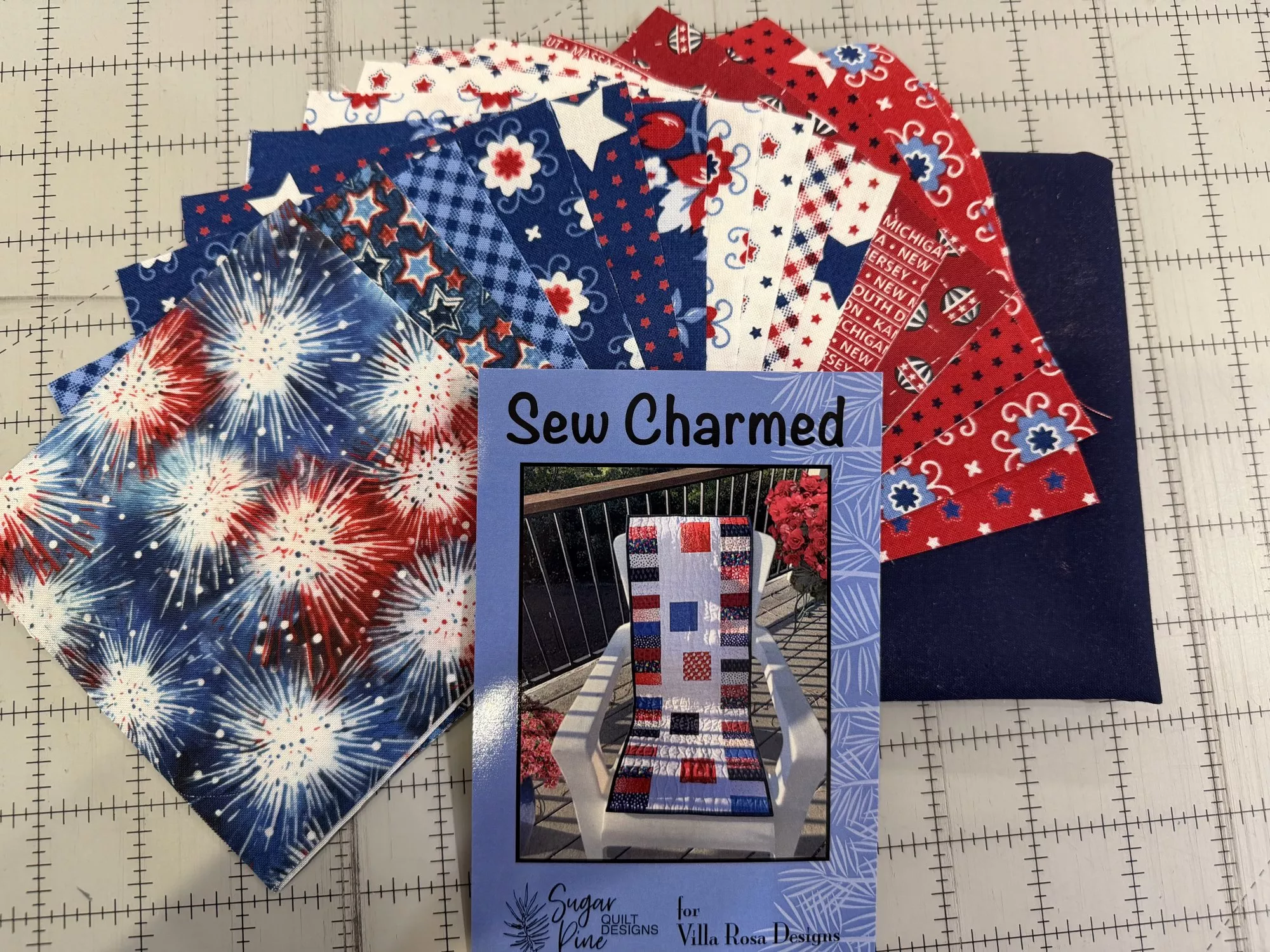 Sew Charmed Table Runner Kit 19"x48"