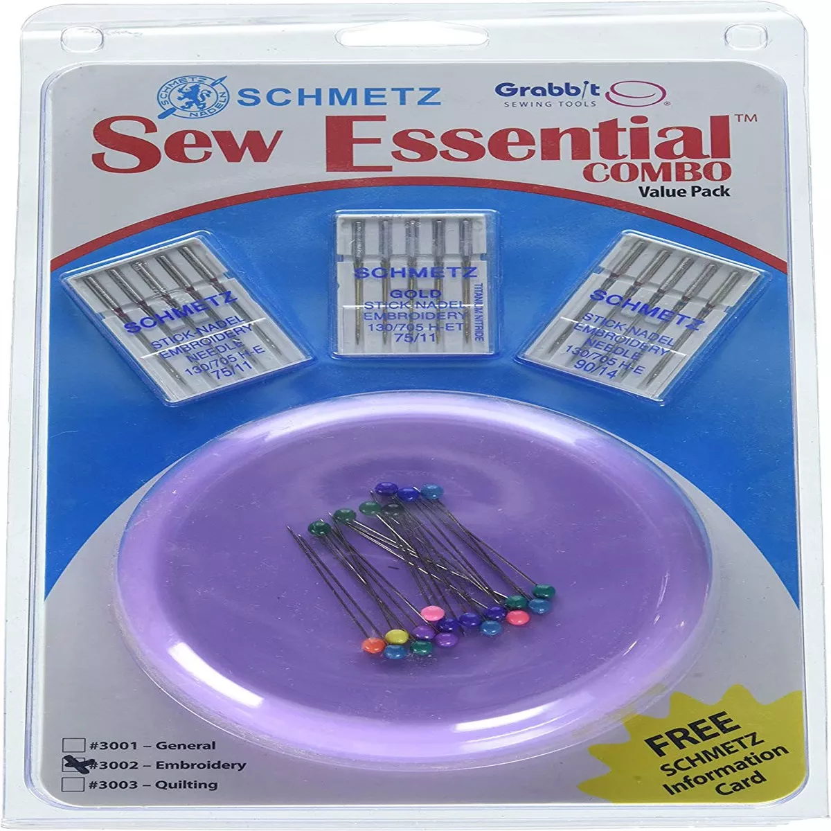 Sew Embroidery Assorted Essential Combo Value Pack – Assorted Colors