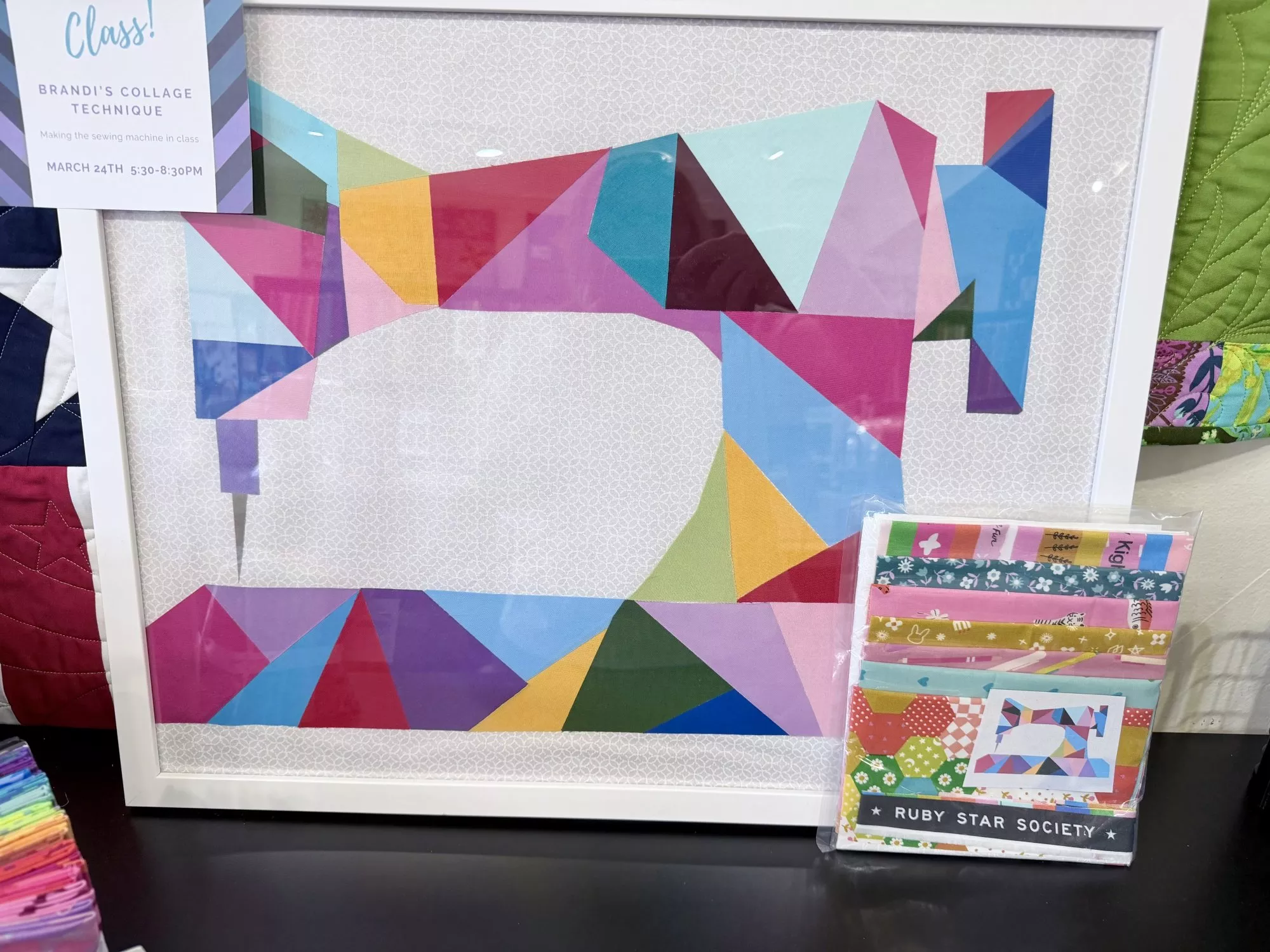 Sewing Machine Collage kit- Pattern