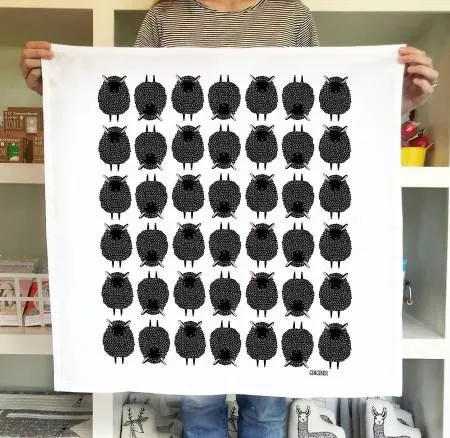 Sheep Tea Towel - Gingiber