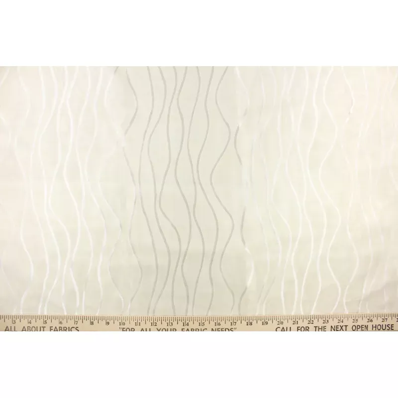 Sheer in Rhythmic Porcelain|Per Yard&6 X 6 Sample