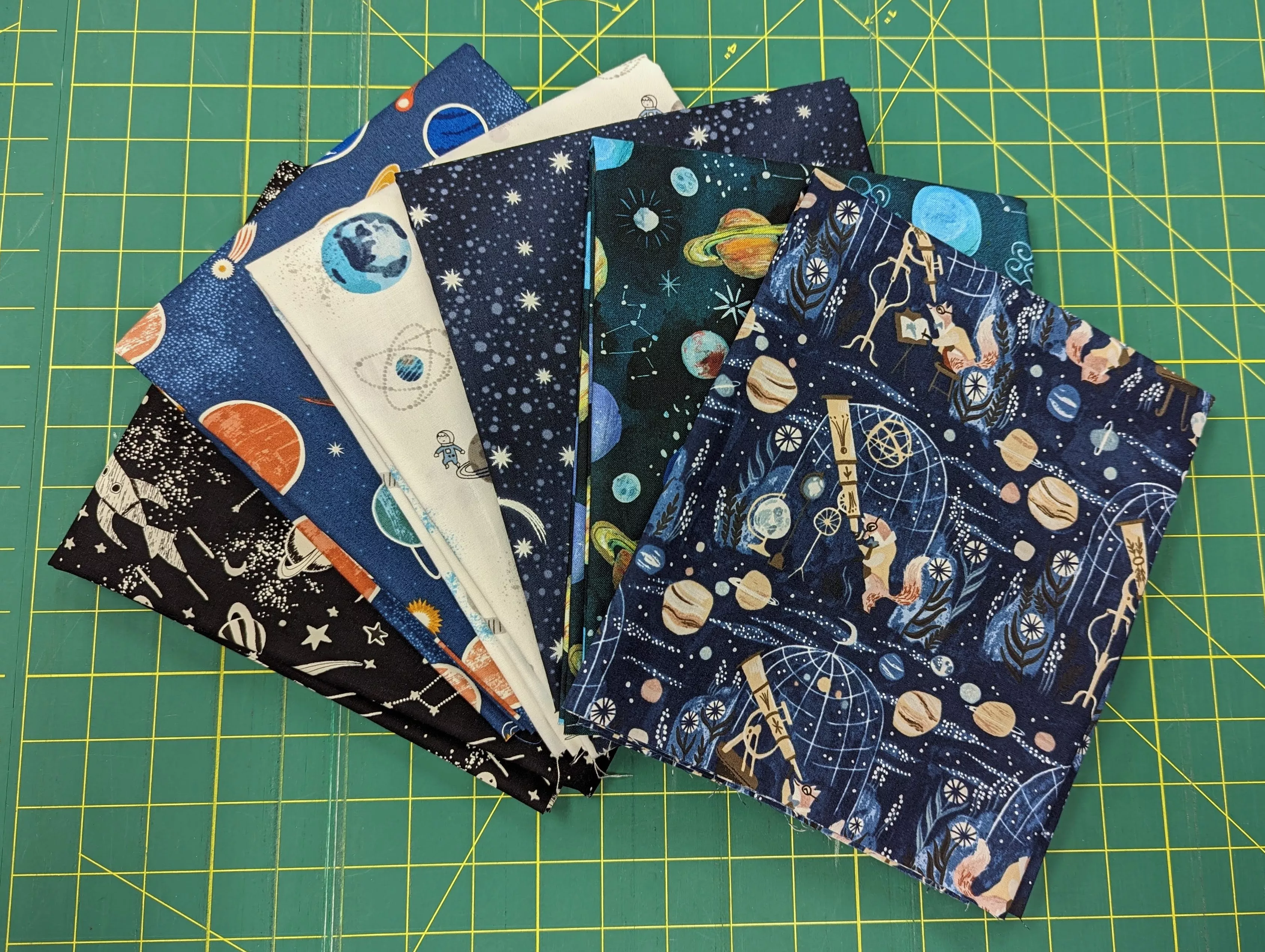 SHH Weekend Bundle #10 "Space" (Contains Six 1 Yard Cuts)