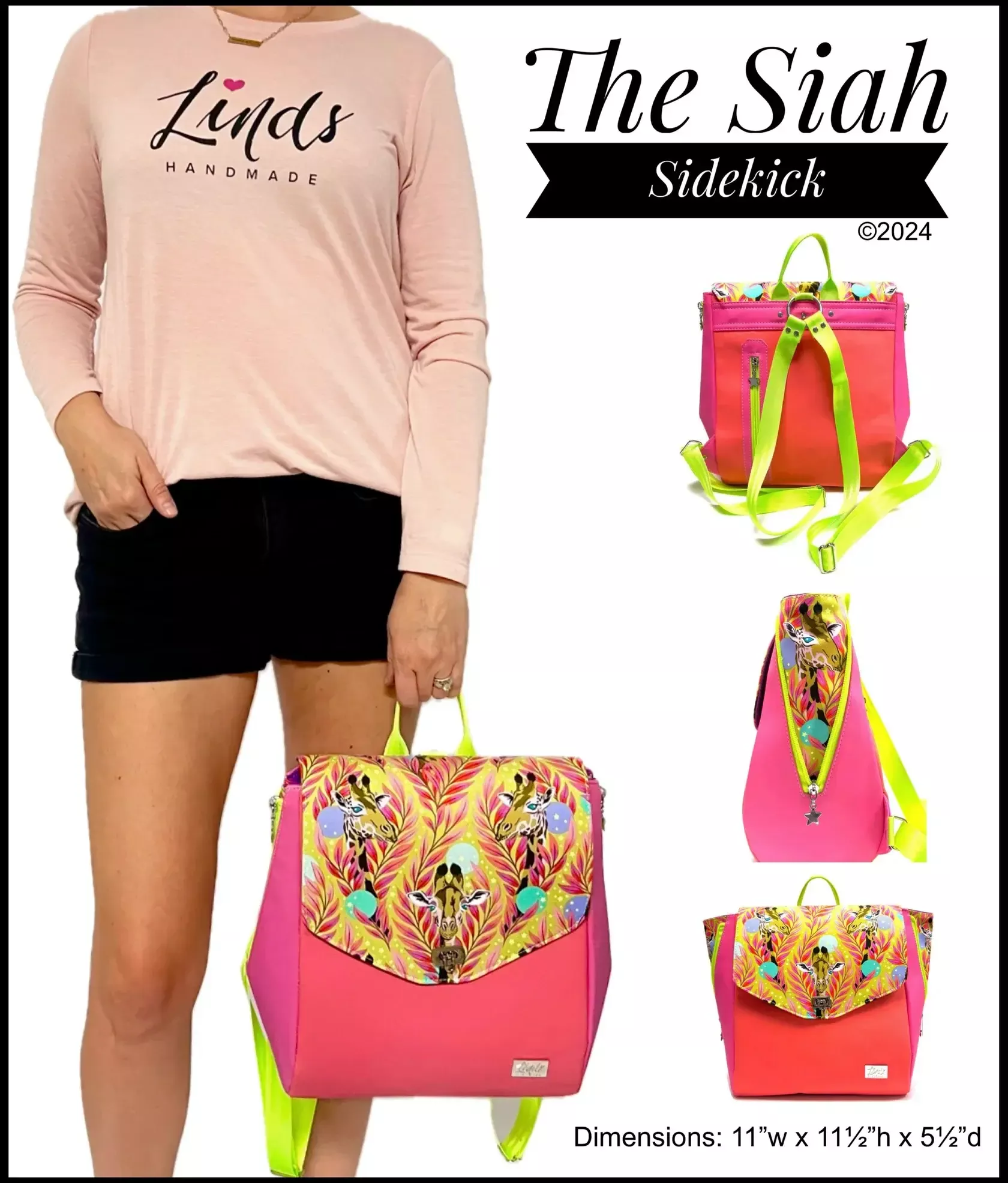 Sia Sidekick - Linds Handmade Designs