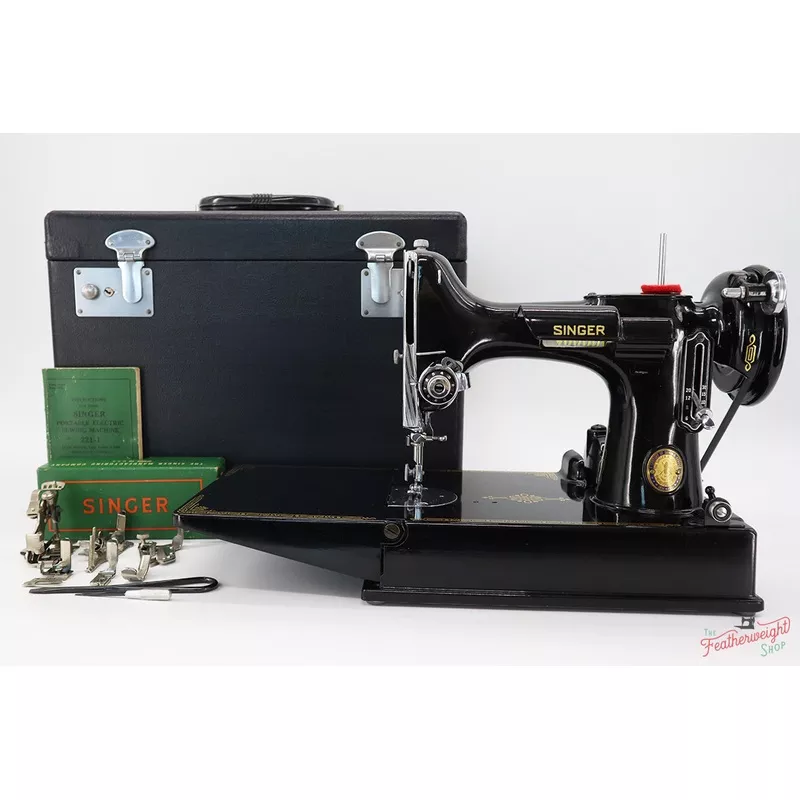 Singer Featherweight 221 Sewing Machine, Centennial: AJ788***