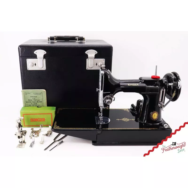 Singer Featherweight 221K Sewing Machine, Centennial: EG346***