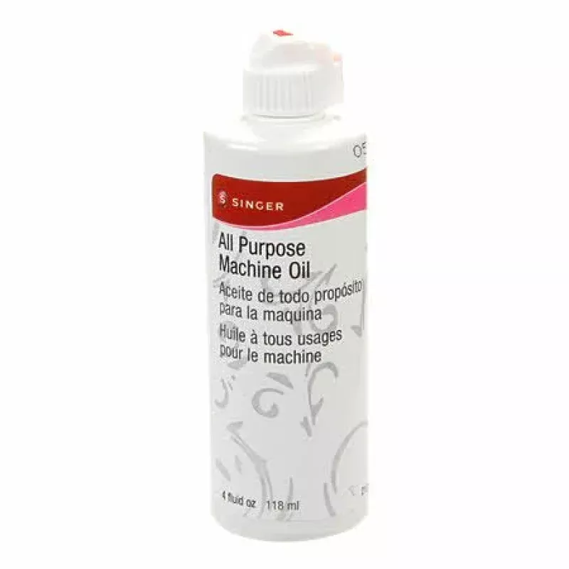 Singer Machine Oil Squeeze Bottle 4oz With Hang Tag