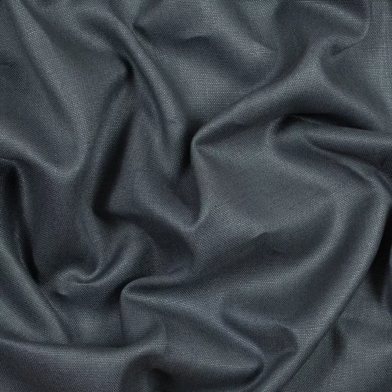 Slate Slubby Linen Woven