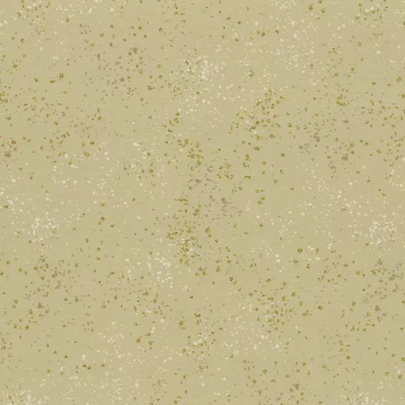 Speckled Metallic Natural Fabric