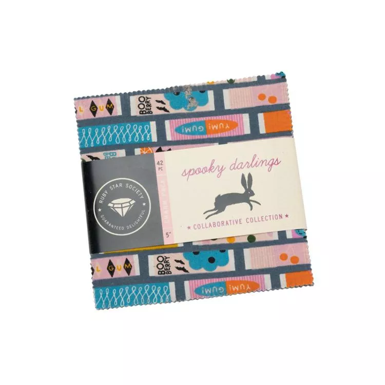 Spooky Darlings Charm Pack (Ruby Star Society) 42 pcs