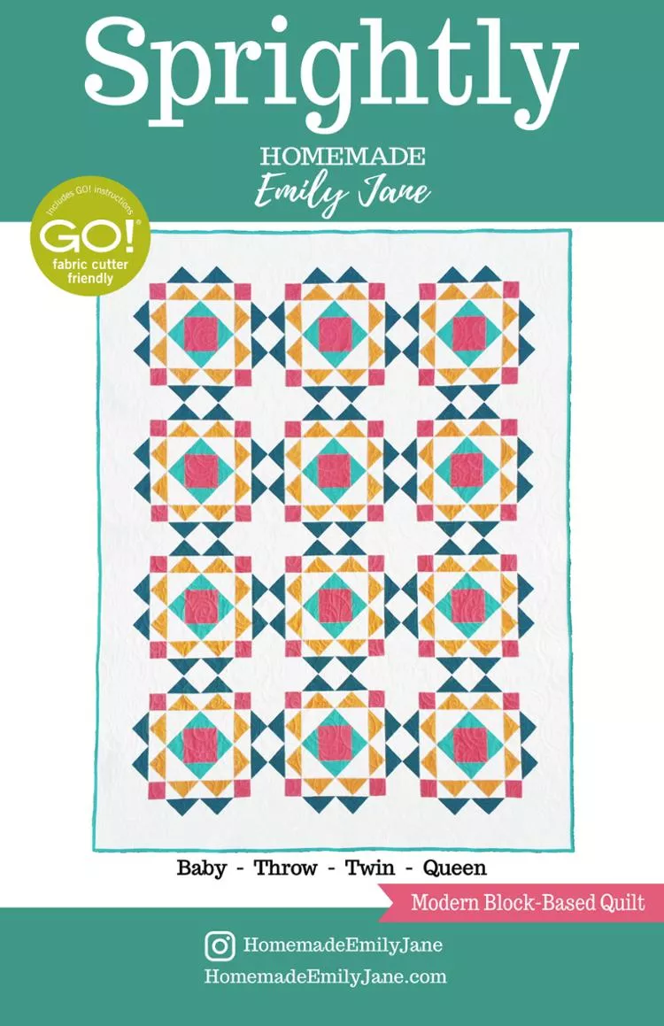 Sprightly Quilt Pattern - Homemade Emily Jane