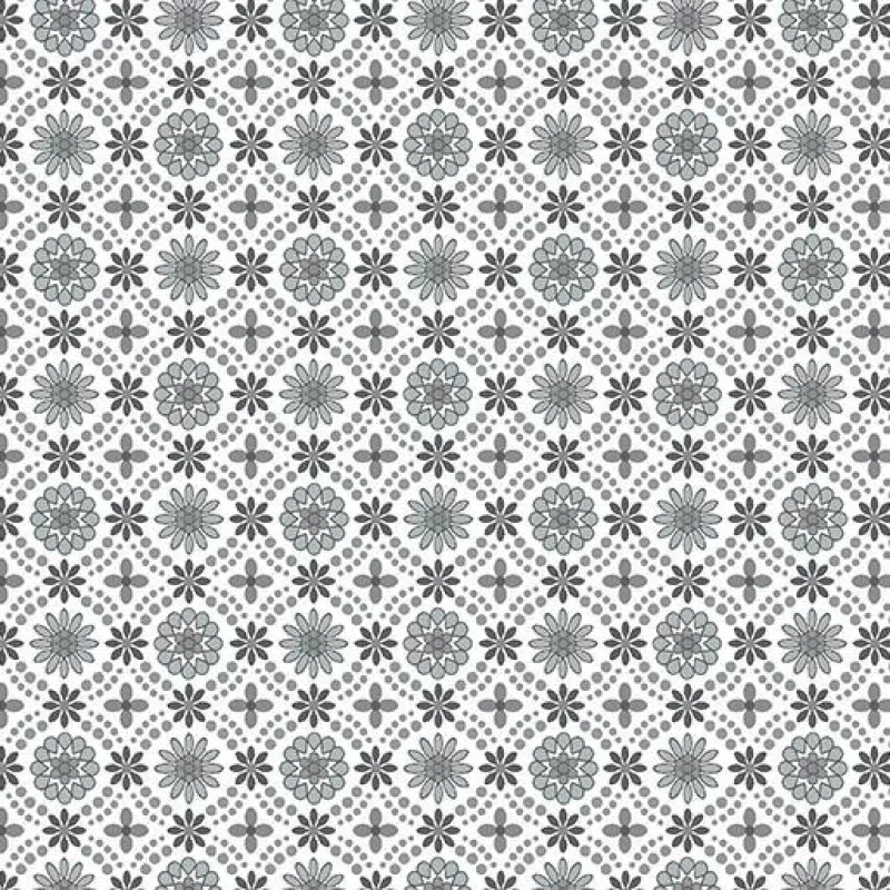 Spring Hill Farm WALLPAPER MEDALLION GREY