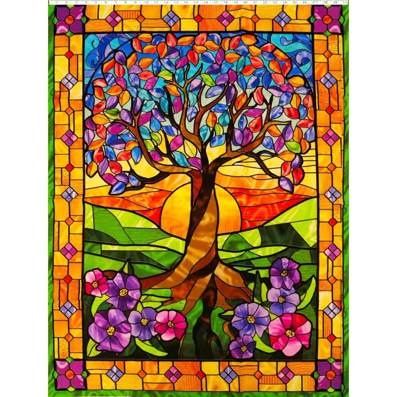 STAINED GLASS PANEL