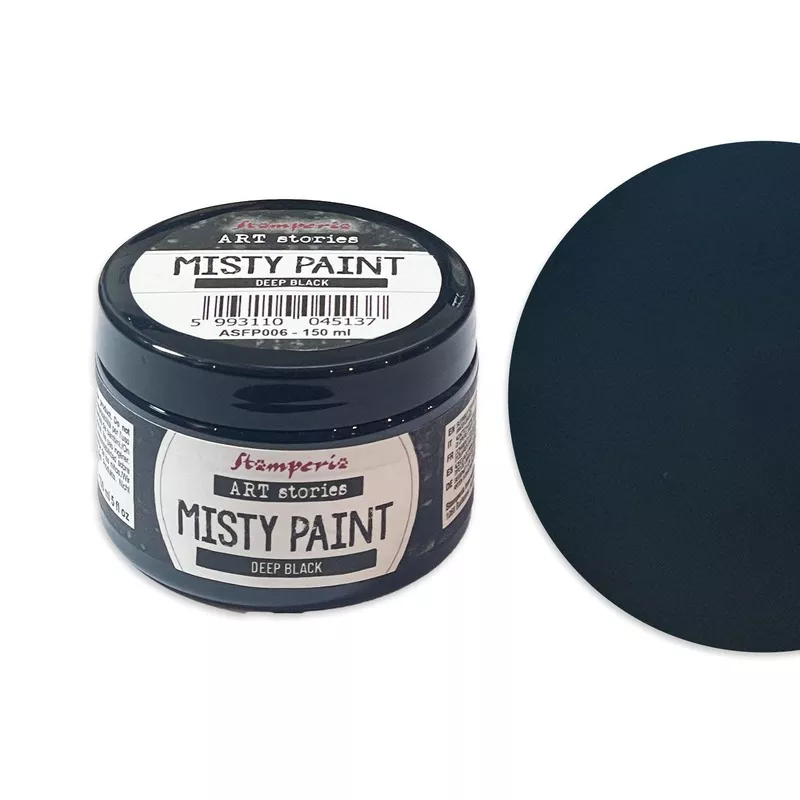 Stamperia Misty Paint Deep Black asfp006*