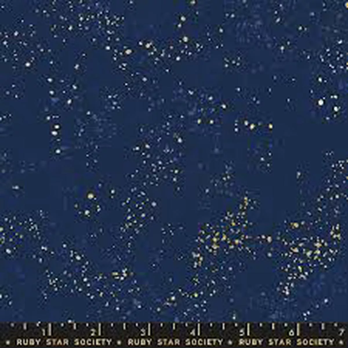 Starry by Ruby Star Speckled gold on navy