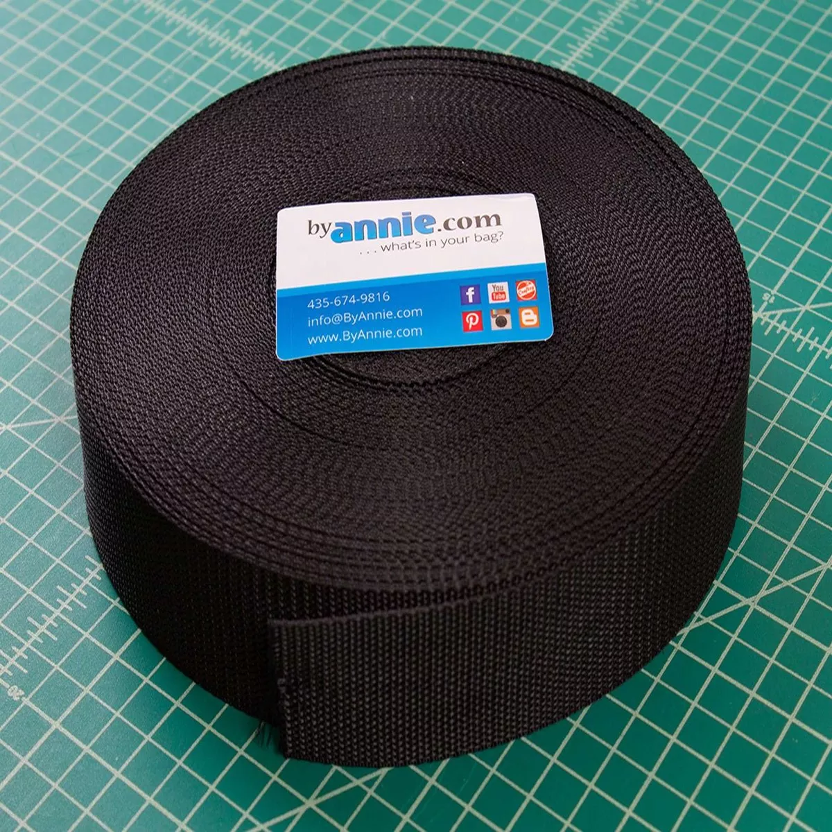 Strapping 1-1/2in Black 50 yards