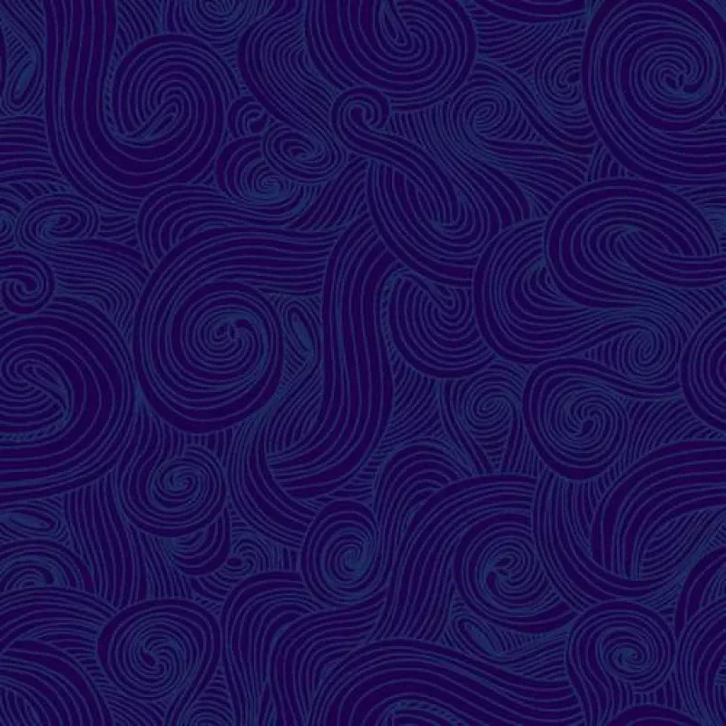 Studio e Just Color! – Swirls Navy – 1351 NAVY