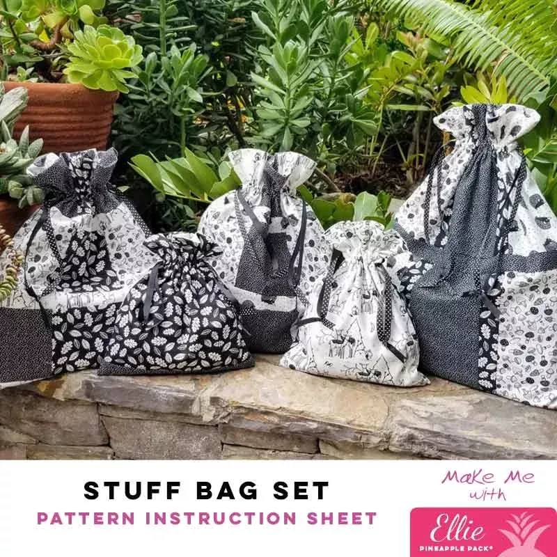 Stuff Bag Set – Ellie Pineapple Pack Pattern