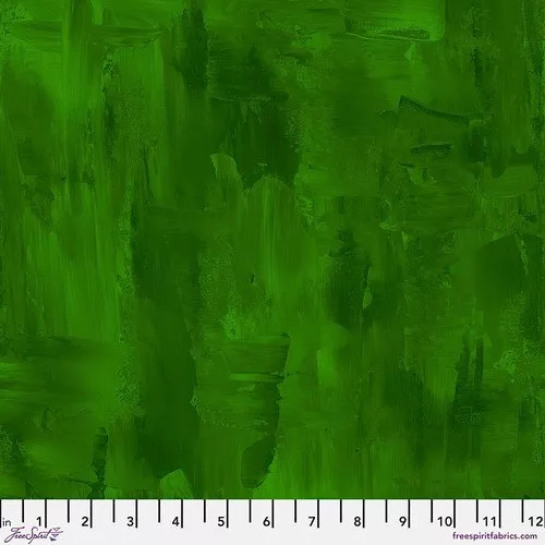 Sue Penn - Brushstrokes - Green || Textures