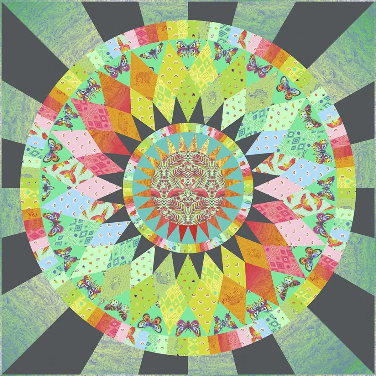 Sunshine Daydream Quilt Kit - Tula Pink
