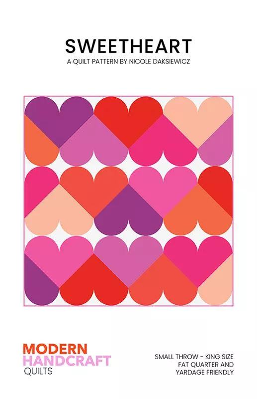 Sweetheart Quilt Pattern - Nicole Daksiewicz