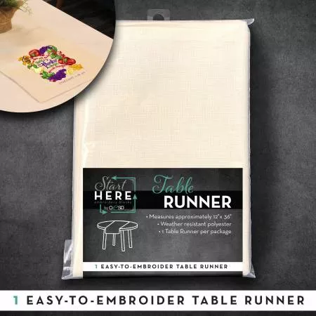 Table Runner (12 x 36")/Linen (OESD)