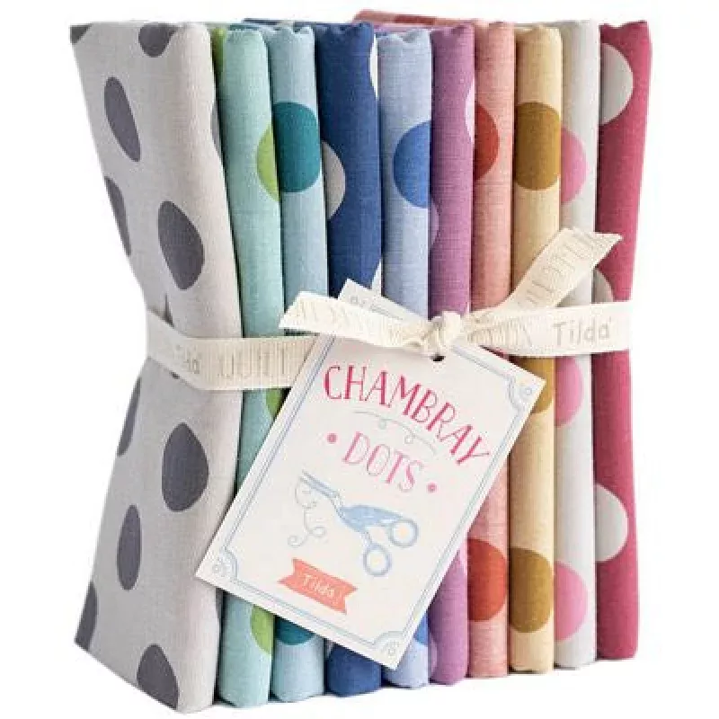 Tilda Fabrics – Chambray Dots – Fat Quarter Bundle