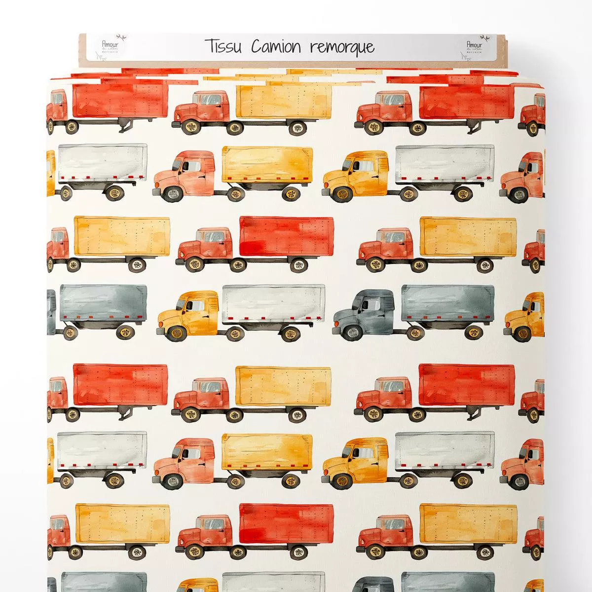 Tissu – Camion remorque
