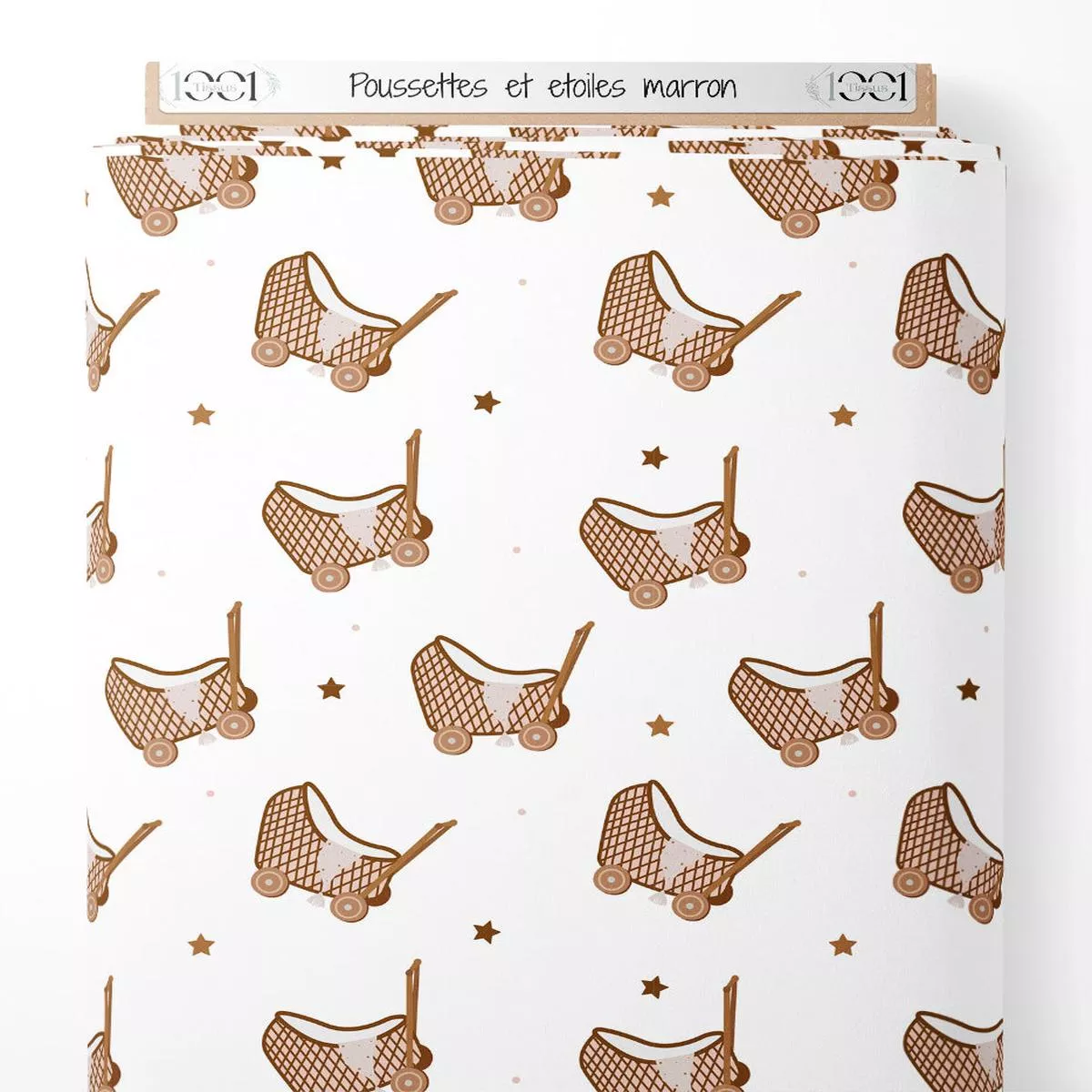 Tissu – Poussettes et toiles marron