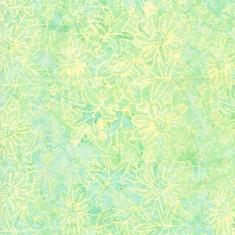 Tonga Splash – Florals and Dots Mint
