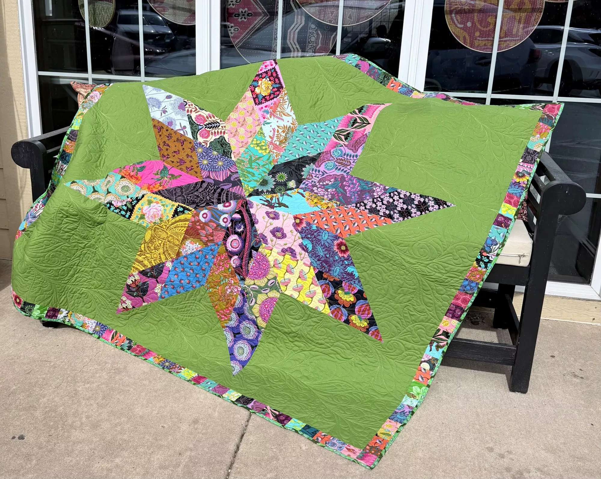 Trailing Star Quilt Kit Fabric Only Version 1