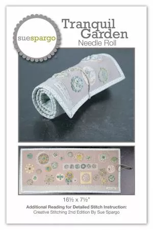 Tranquil Garden Needle Roll Pattern/Sue Spargo