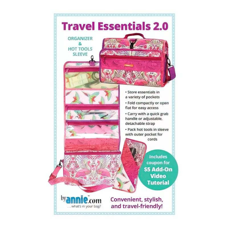 Travel Essentials 2.0 Pattern – By Annie