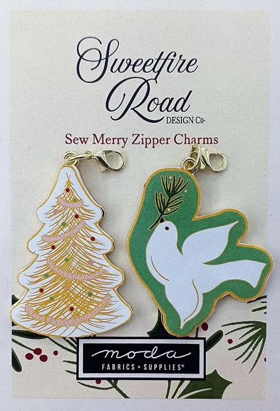 Tree & Dove Zipper Pulls 2ct (Sweetfire Road)