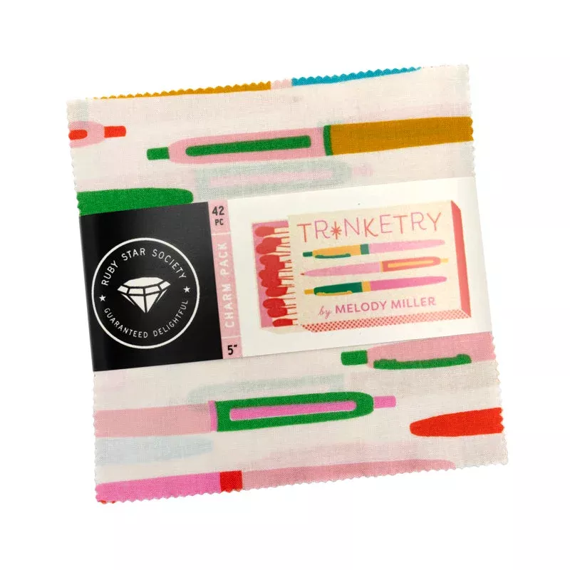 Trinketry | Ruby Star Society | 5 Charm Pack