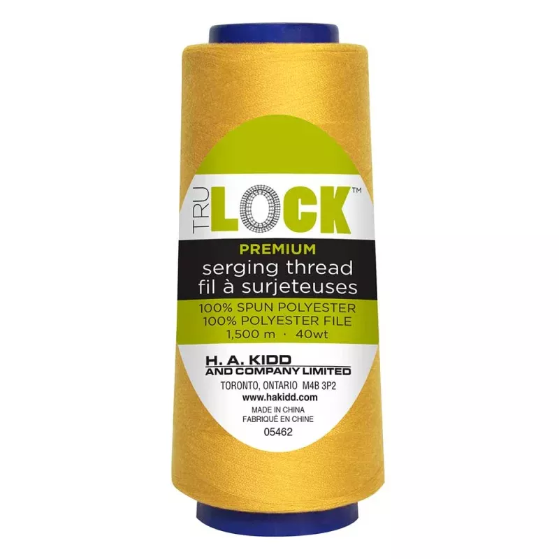 TRULOCK Premium Serging Thread1500 mFreesia Yellow