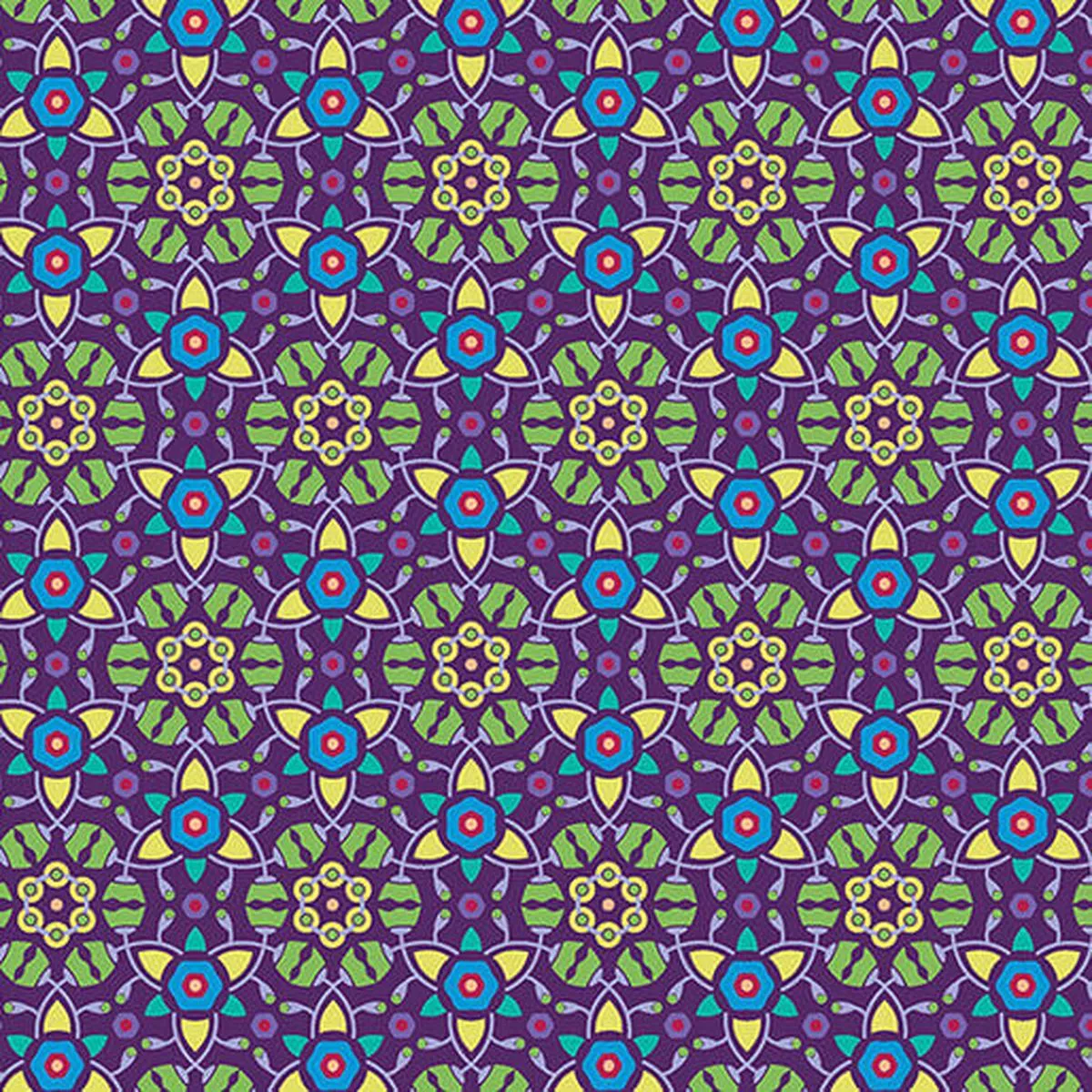 Truly – Garden – Plum – Yardage