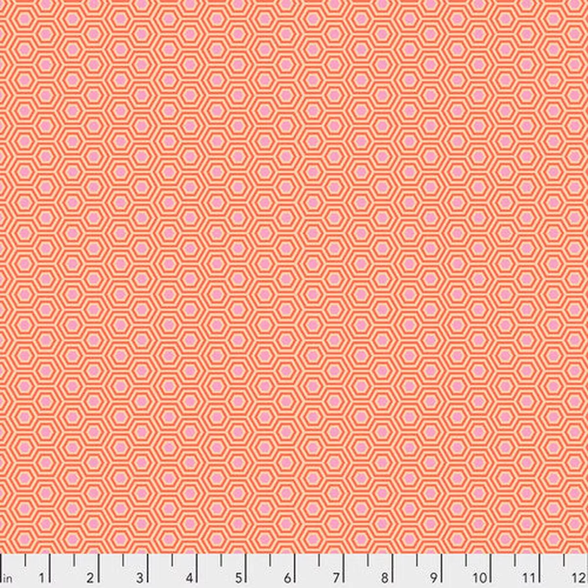 Tula Pink – Hexy – Peach blossom