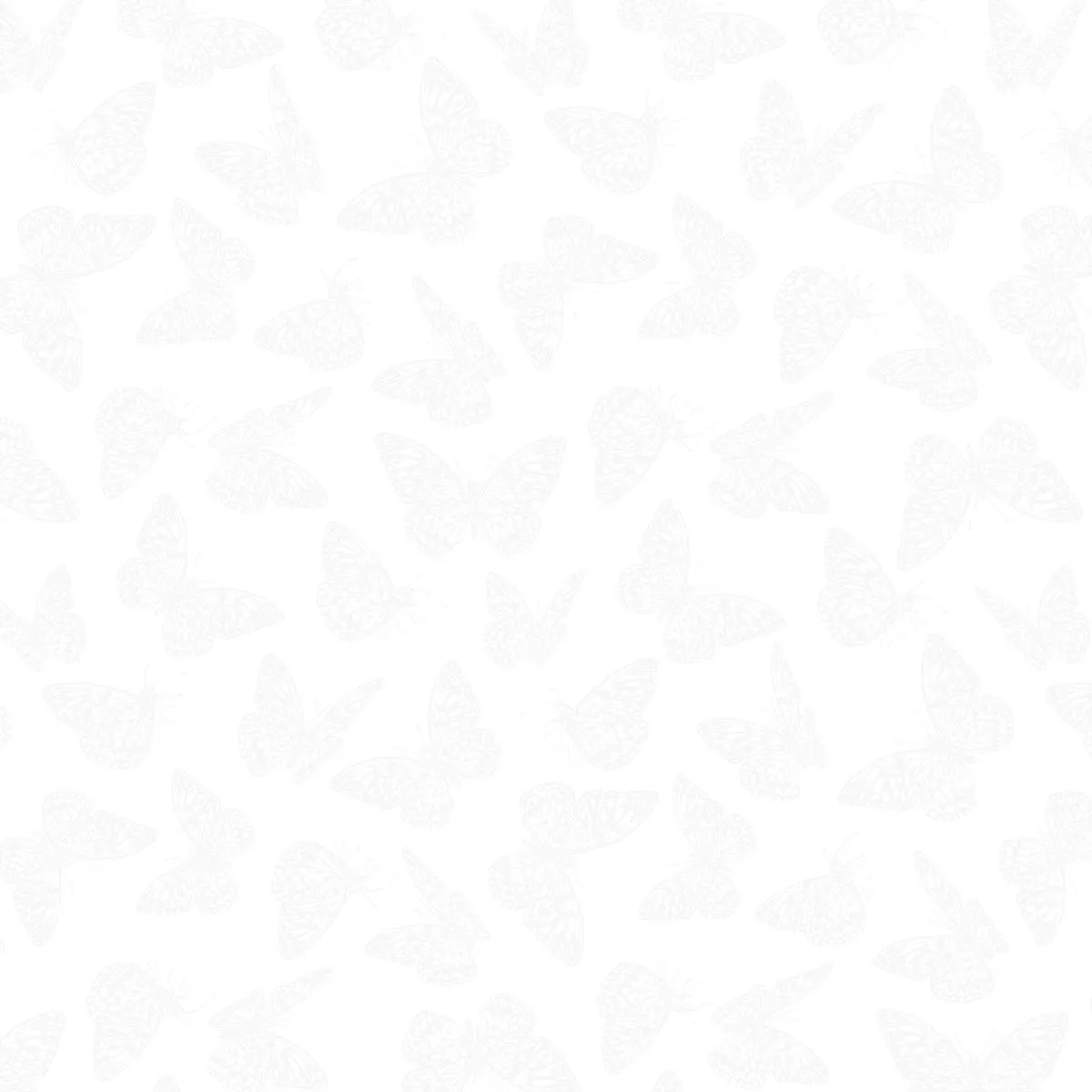 Tulip Fields – Float & Flutter White On White Yardage