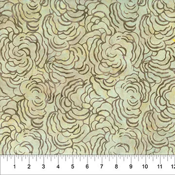 Turkey Tails - Batik - Putty - Mushroom Medley