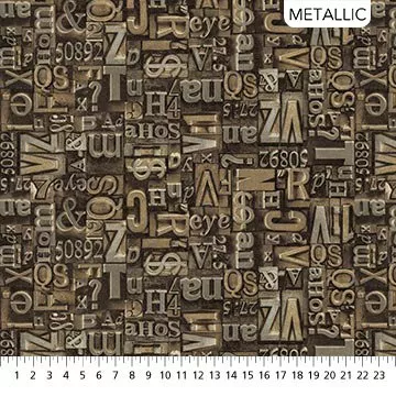 Type Set - Gold - Stonehenge Heavy Metal