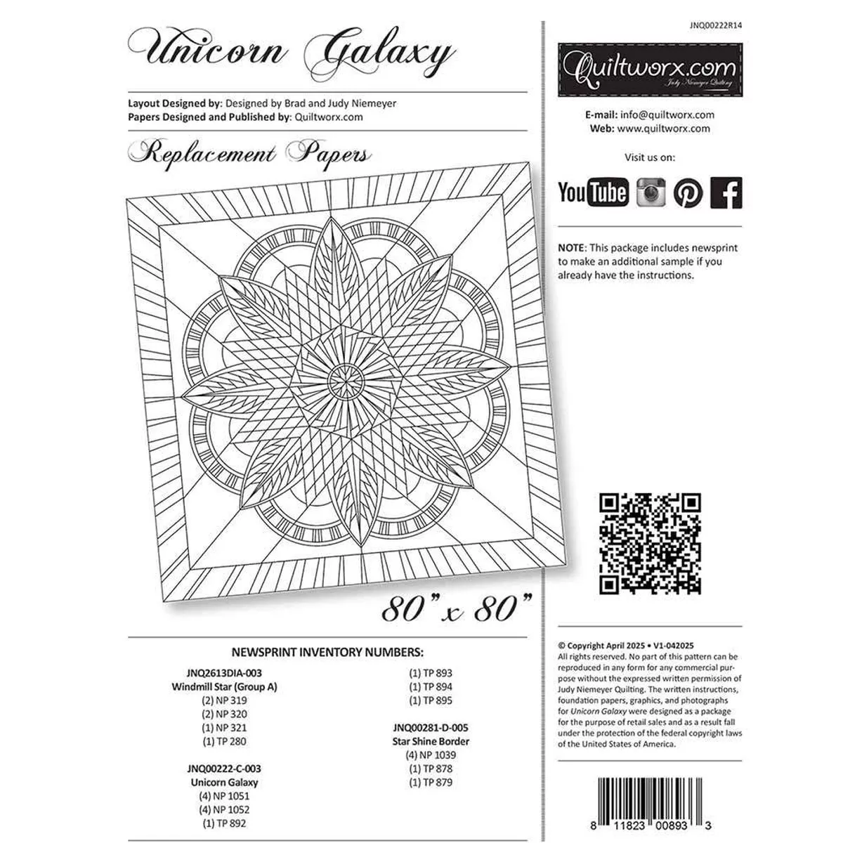 Unicorn Galaxy Replacement Papers