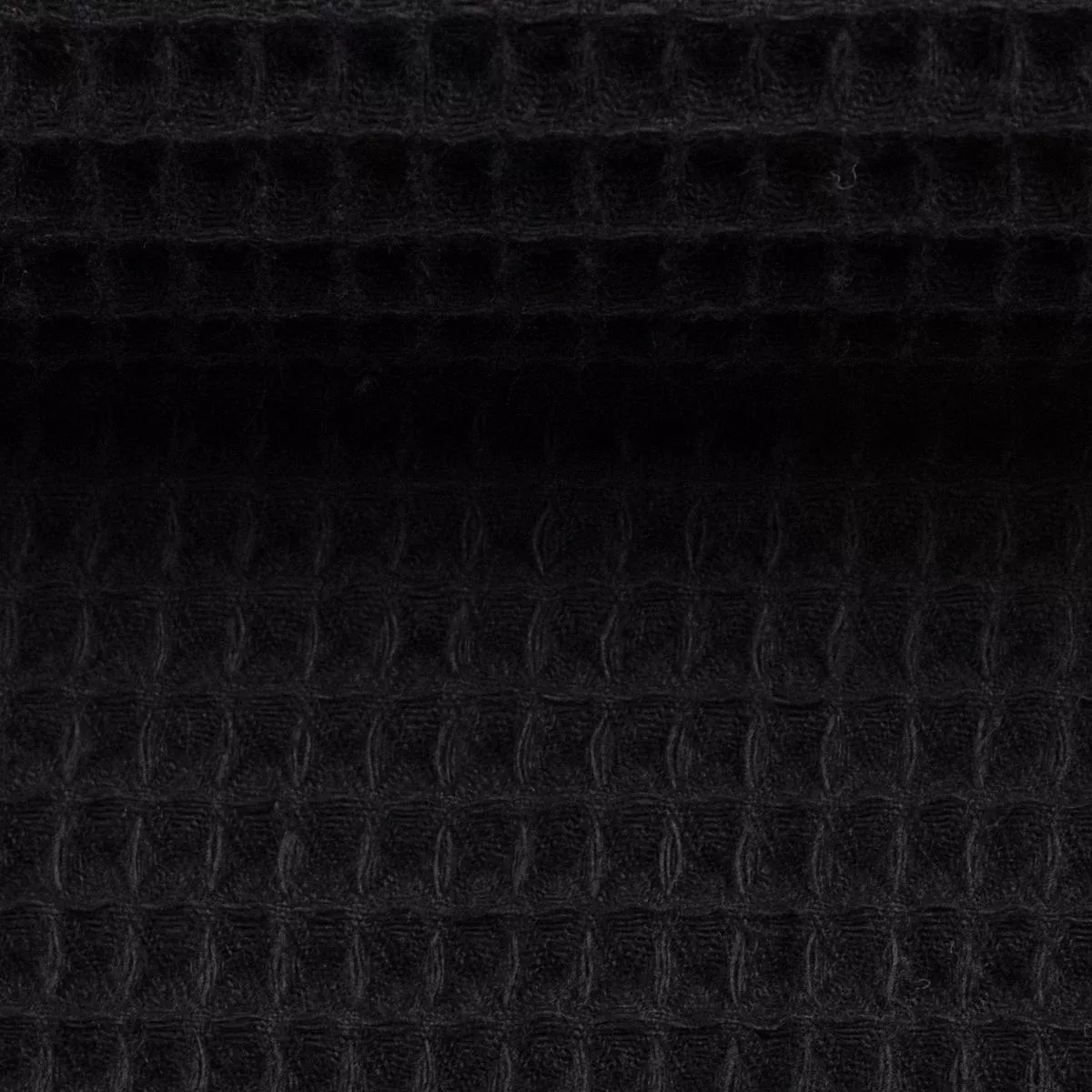 Waffle fabric – black 230 g/m