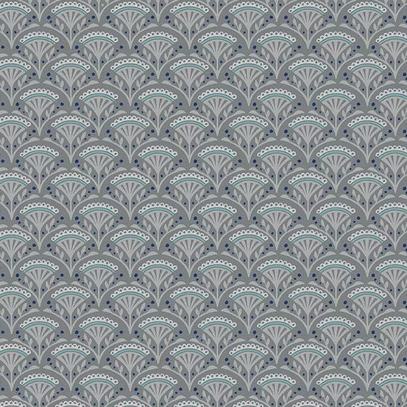 Wander Lane Blossom Scallop Slate