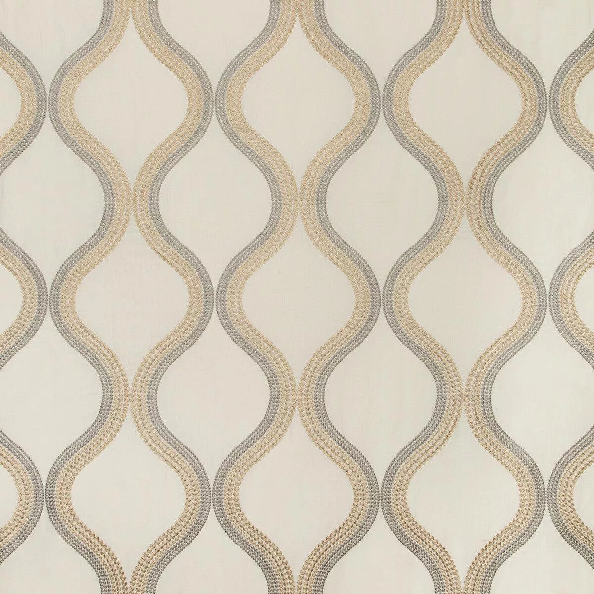 Wandering Greige Fabric