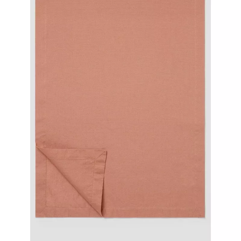 Warm Clay Linen Blend Table Runner
